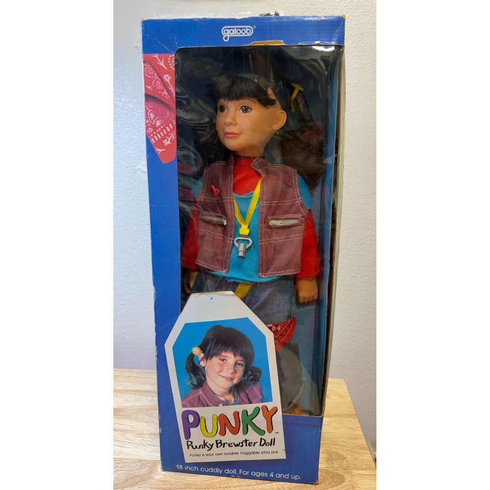 Galoob Punky Brewster Cuddle Doll Vintage 1984 New In Box 18 in. See Photos NRFB
